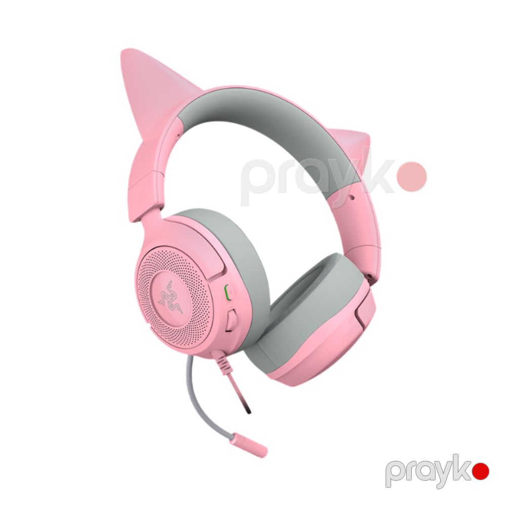 Razer Headset Kraken Kitty V3 X, mini-jack, 1.3m, quartz (RZ04-05350100-R3M1) — Qulaqcıqlar, Bakı (3)