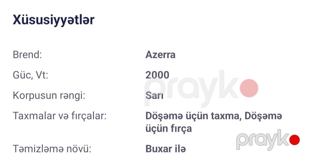 Buxar aparati — Ev texnikası, Bakı (2)