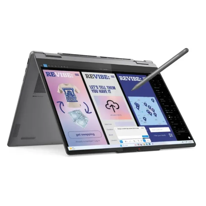 Noutbuk Lenovo 14 Wuxga OLED Touch Laptop Core Ultra 7 256V 16GB LPDDR5x 1TB NVMe Intel Arc Yoga Pen — Elektronika, Bakı (2)