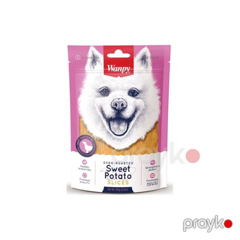 İtlər üçün məzə Wanpy Sweet Potato Slices, şirin kartof ilə, 100 q — Bakı