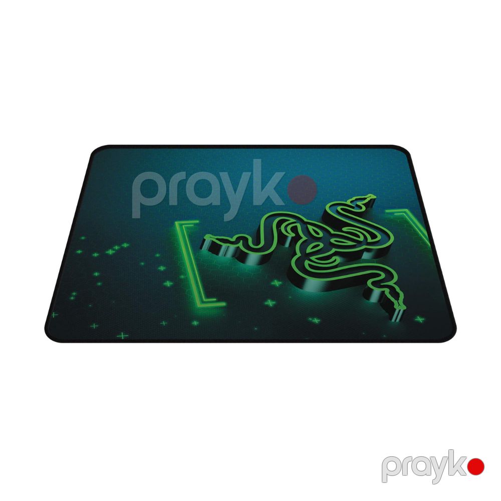 Razer Mouse Pad Goliathus Mobile, S (215x270x1.5mm), black-green (RZ02-01820200-R3M1) — Klaviaturalar və siçanlar, Bakı (2)