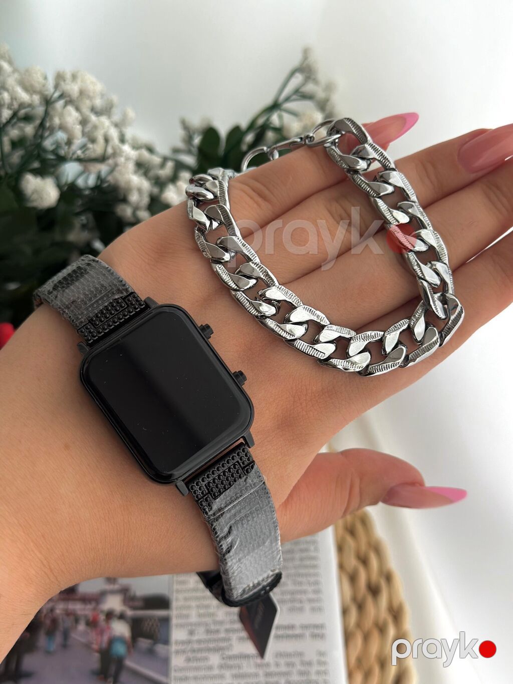 Müxtəlif dizaynlarda qol saatları və aksesuar dəstləri - Just Cavalli — Qol saatları, Masazır (7)