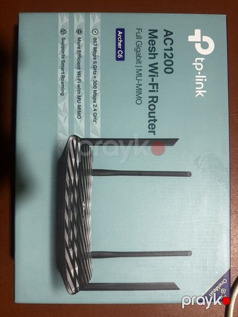 TP-Link Archer C6 AC1200 Mesh Wi‑Fi router - İki zolaq: 5 GHz-də 867 — Bakı