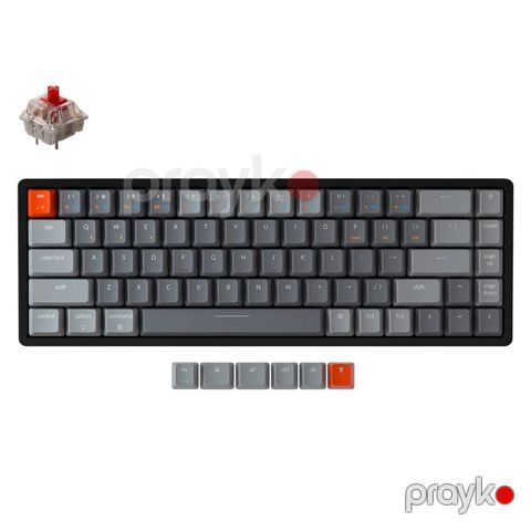 Klaviatura "Keychron K6O1 Wireless White Backlight Red Switch" — Bakı