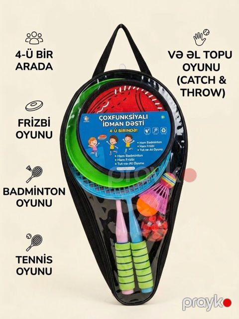 Çoxfunksiyalı idman dəsti – 4-ü 1-də — Bakı