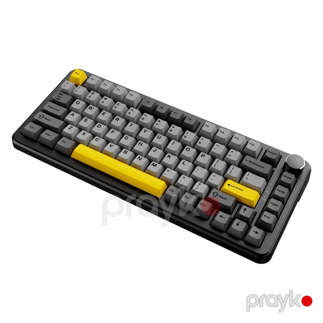 Ajazz AK820 Gray White Yellow — Periferik cihazlar, Bakı (2)