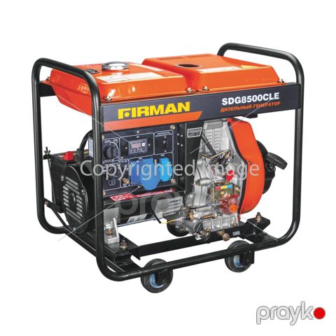 Generator dizel təkfazalı Firman SDG8500CLE ATS, 6 kVt — Bakı