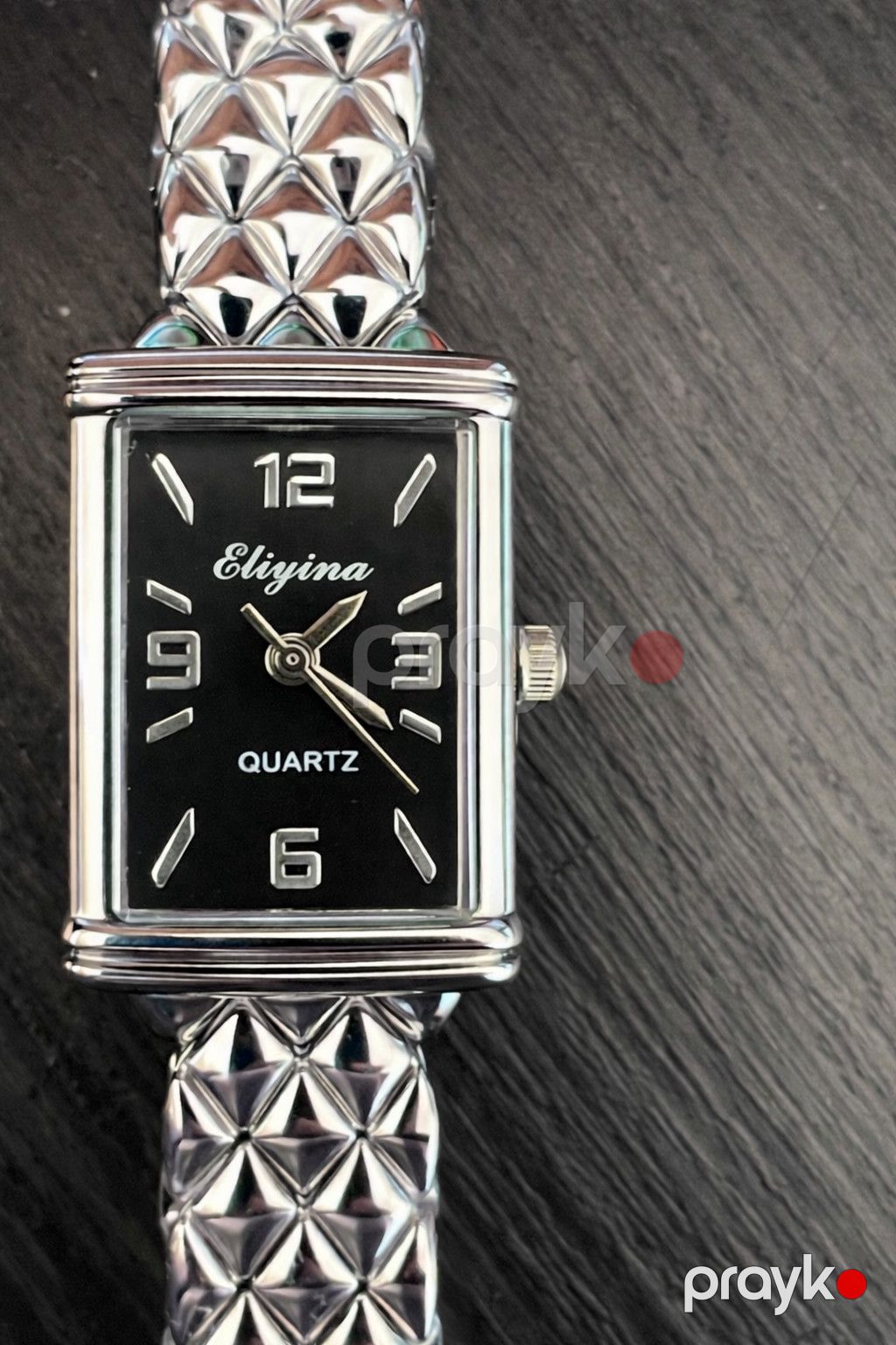Qol saatı qadınlar üçün Eliyina, Black/Silver — Mallar, Bakı (2)