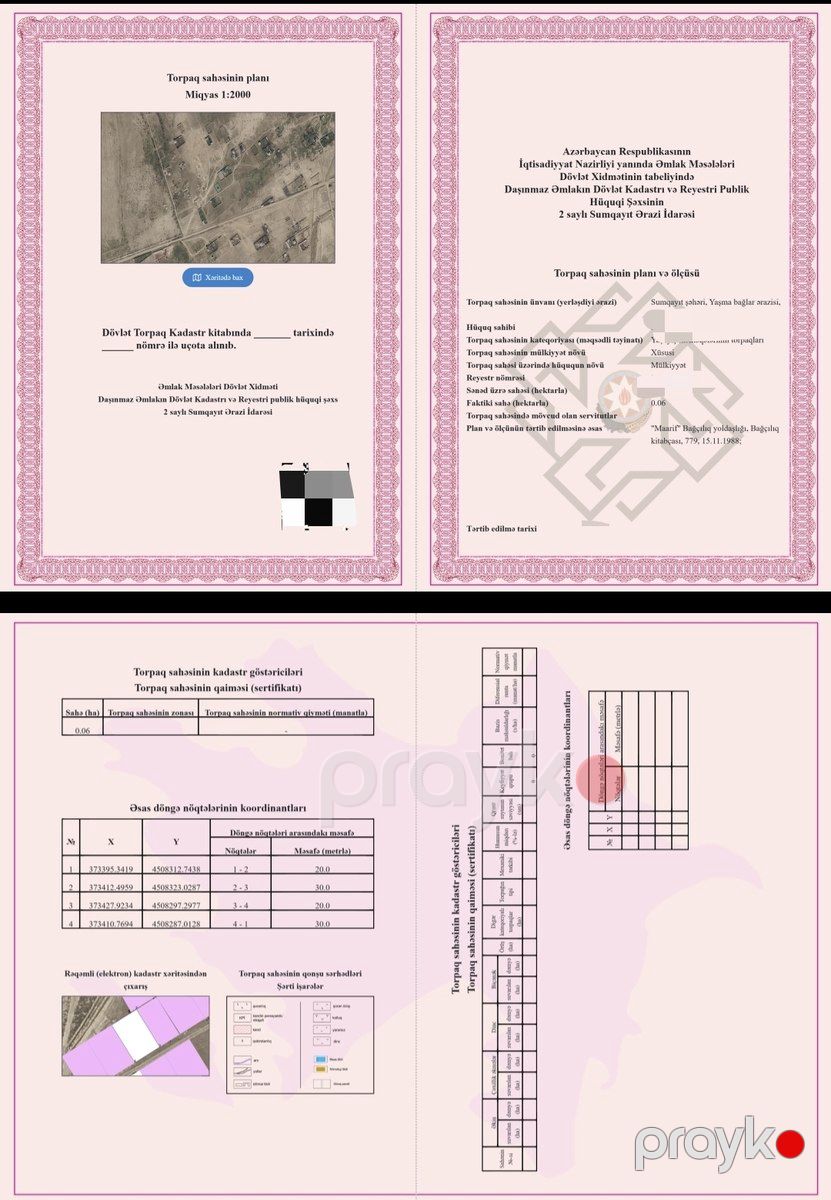 6 sot torpaq sahəsi, Sumqayıt ş — Torpaq, Sumqayıt (3)