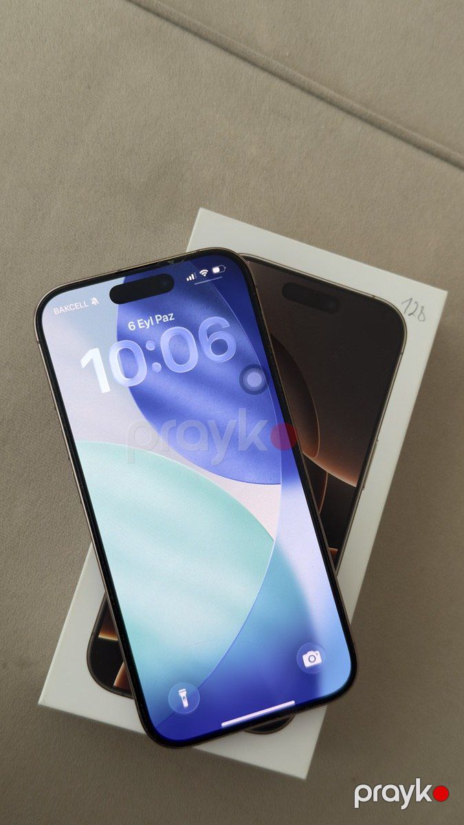Apple iPhone 16 Pro Desert Titanium 128GB/8GB — Smartfonlar, Bakı (2)