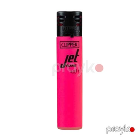 Alışqan Clipper Soft Touch Jet Flame, çəhrayı — Bakı