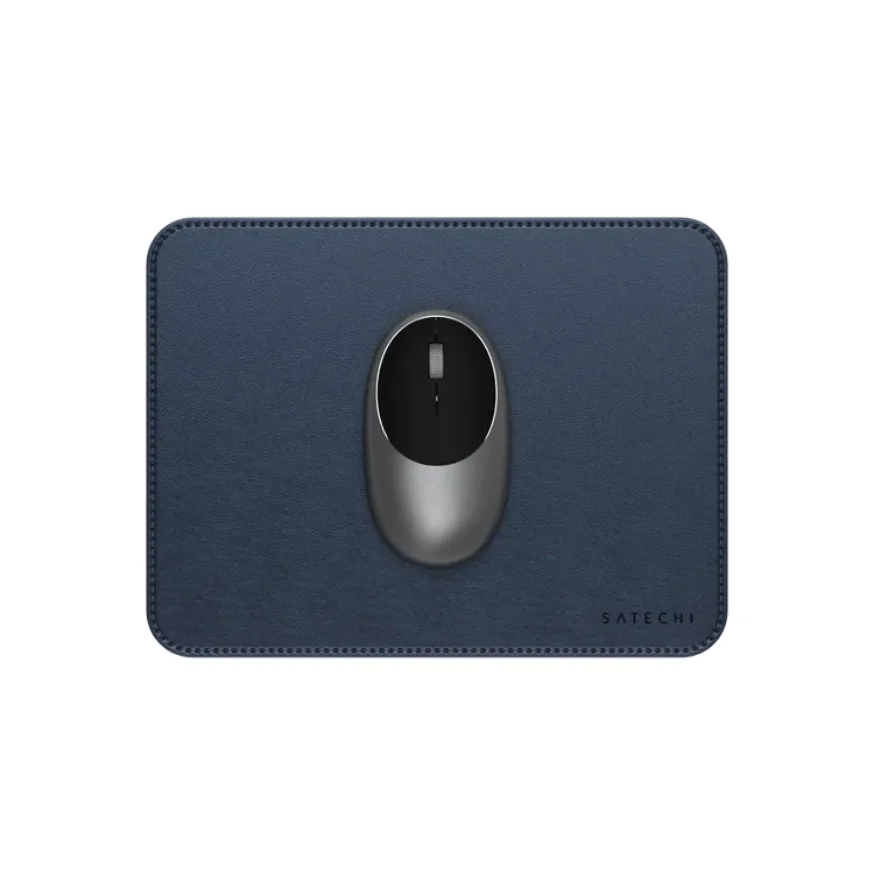 Mouse altligi Satechi Vegan-Leather Premium Mouse Pad Blue — Bakı