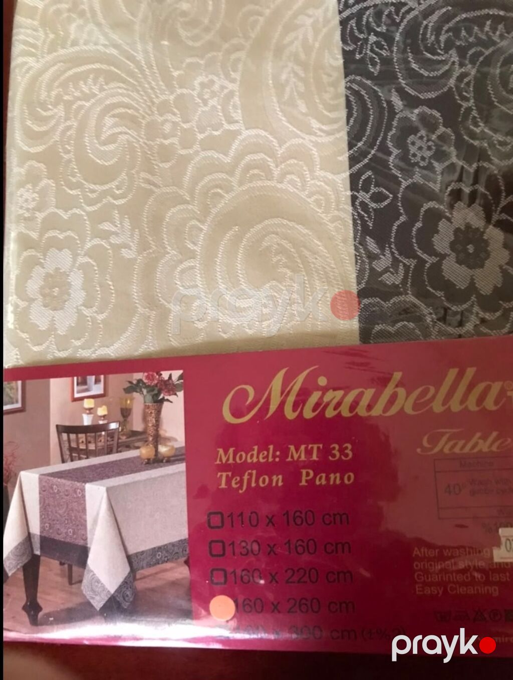 Mirabella Textile masa örtüyü - Model: MT 33 (Teflon Pano) - Ölçü — Mətbəx tekstili, Bakı (2)