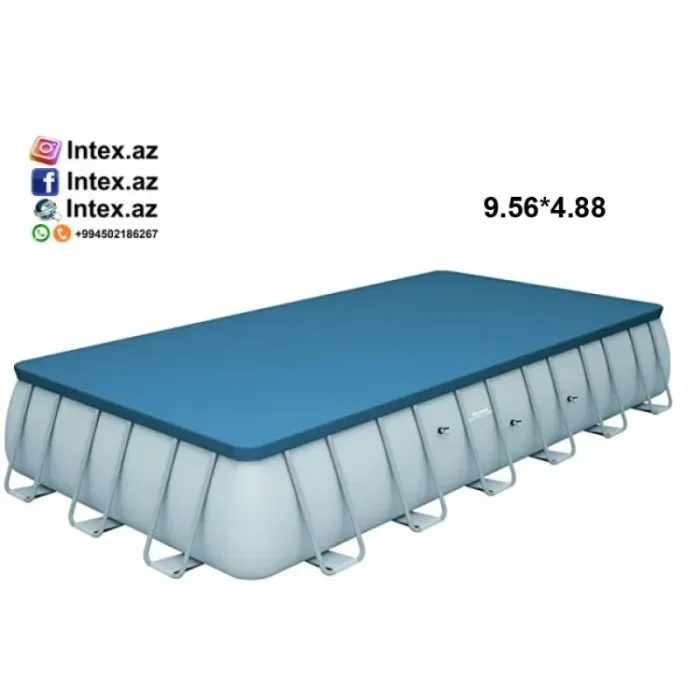 Intex P03626 hovuz tenti 9.56x4.88 m karkas hovuz örtüyü — Bakı