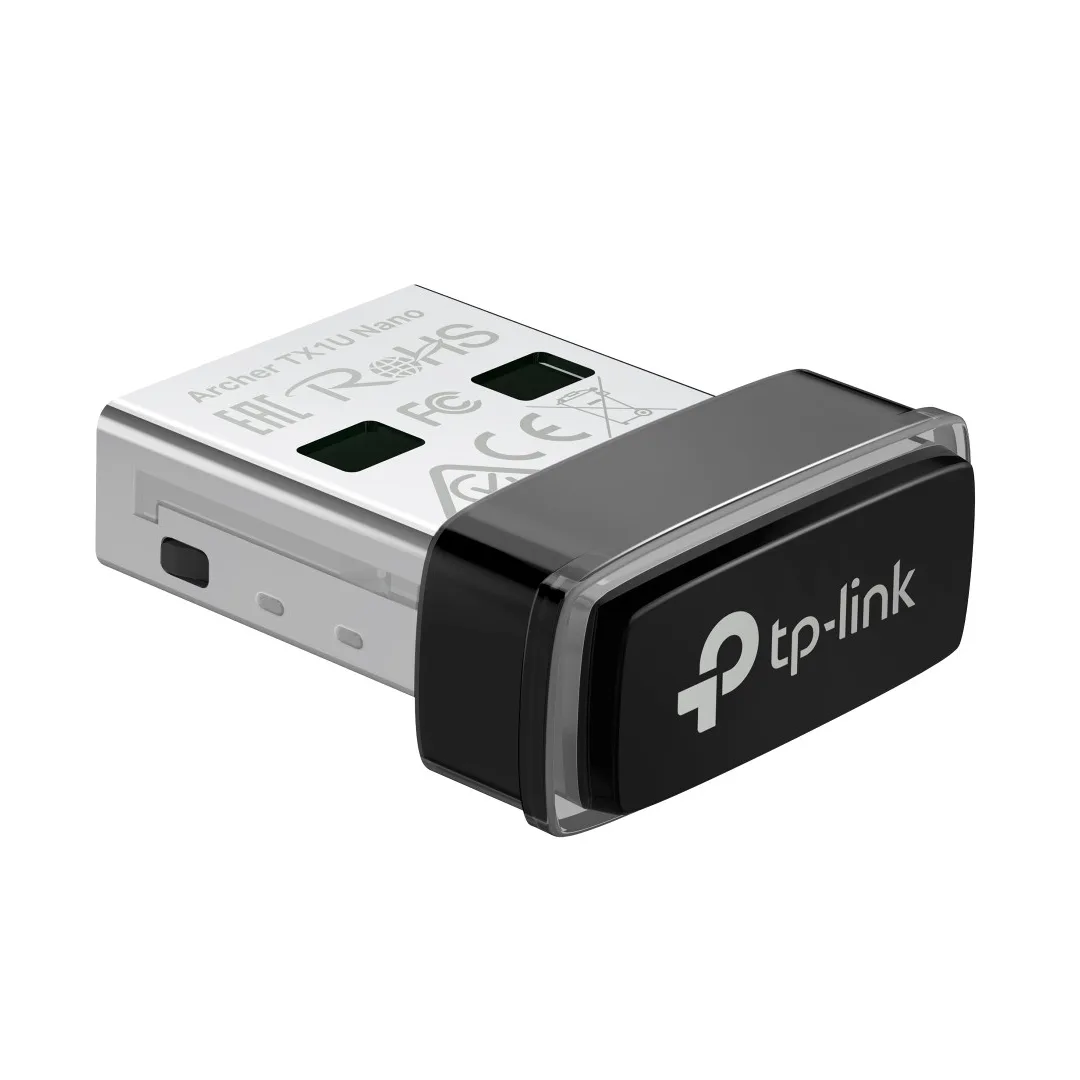 TP-Link Archer TX1U Nano (AX300 Nano Wi-Fi 6 Wireless USB Adapter) — Mallar, Bakı (3)