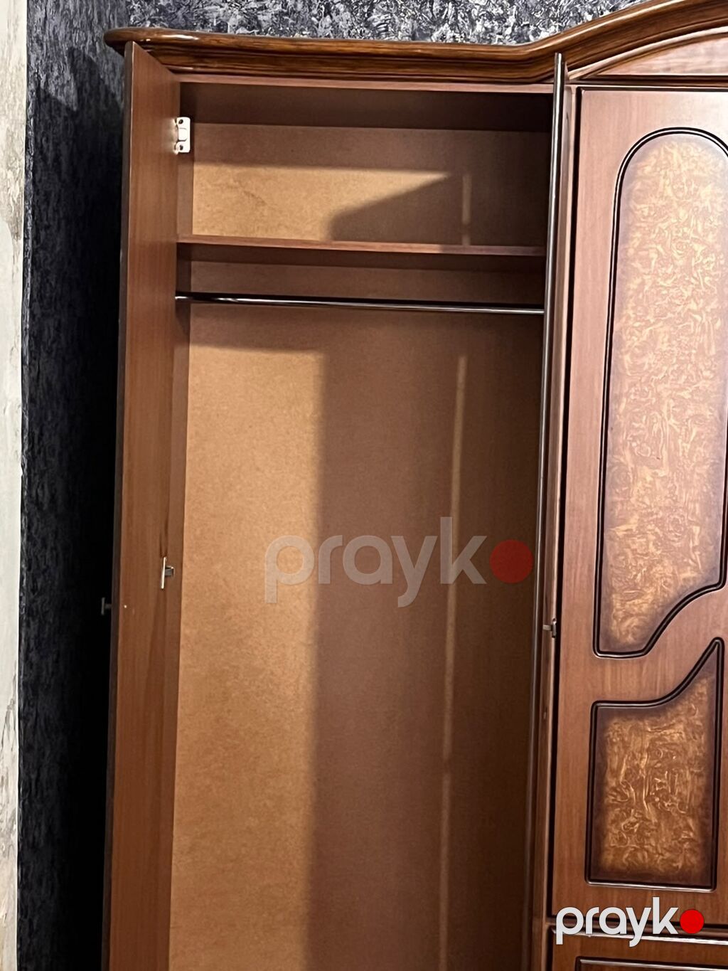 İşlənmiş, 4 qapılı, Siyirməli, Qəhvəyi, Açılan, Düz dolab — Şkaflar, Bakı (3)
