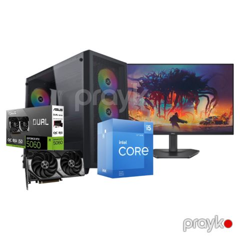 NebulaCore Gaming PC – RTX 5060, i5-12400F (CUSTOM-PC-001) — Bakı