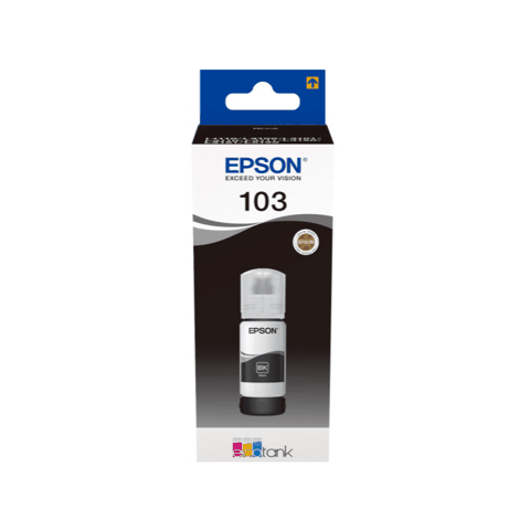 Epson 103 EcoTank BK C13T00S14A Black Original Mürəkkəb Şüşəsi — Bakı
