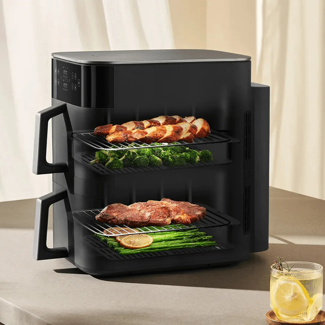 Xiaomi Smart Dual Zone Air Fryer 12L Black (BHR0883EU) — Mallar, Bakı (6)