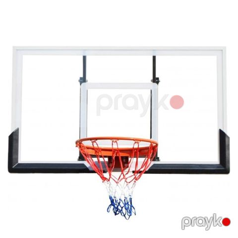 Divara Bərkidilən Basketbol Lövhəsi 136x80 sm – Polikarbonat, Polad Üzük ilə — Bakı