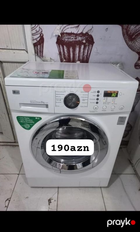 LG paltaryuyan maşın – Direct Drive, 6 kq Xüsusiyyətlər: - Ön — Bakı
