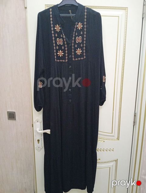 Guzel Aydın markalı uzun don - Rəng: qara - Model: uzun, boş kəsim — Xırdalan