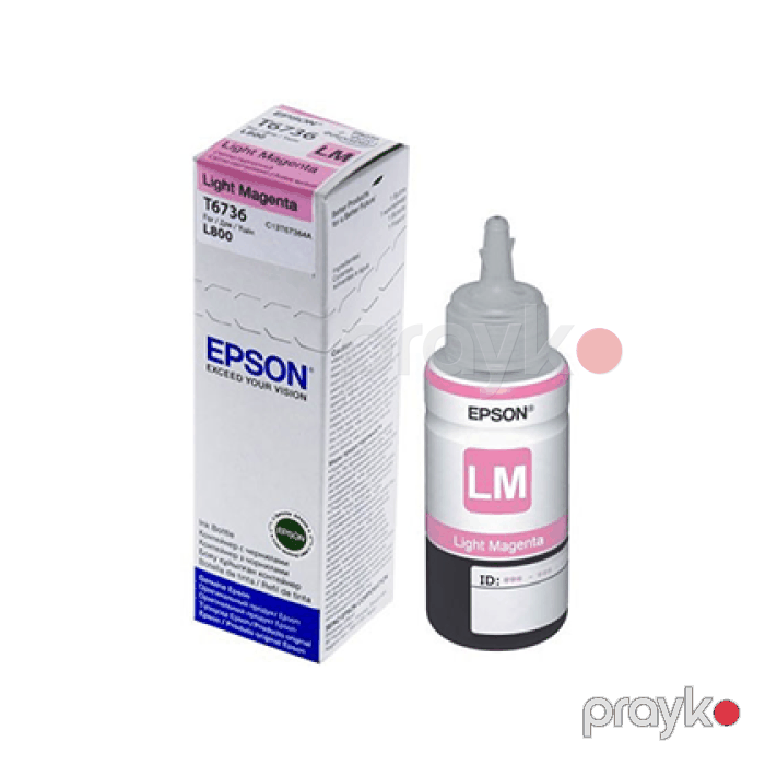 Epson L800 Light Magenta Ink Bottle T6736 70 ml — Elektronika, Bakı