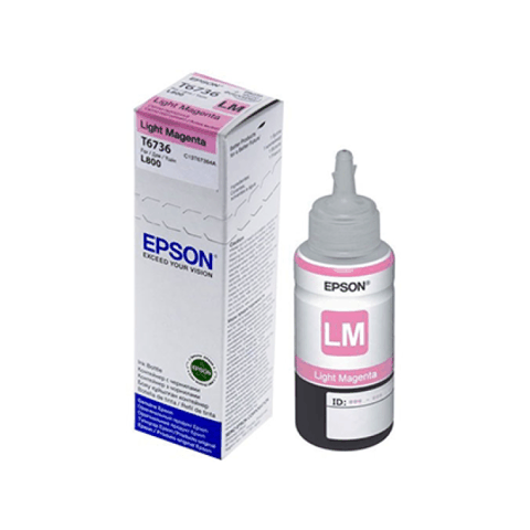 Epson L800 Light Magenta Ink Bottle T6736 70 ml — Bakı