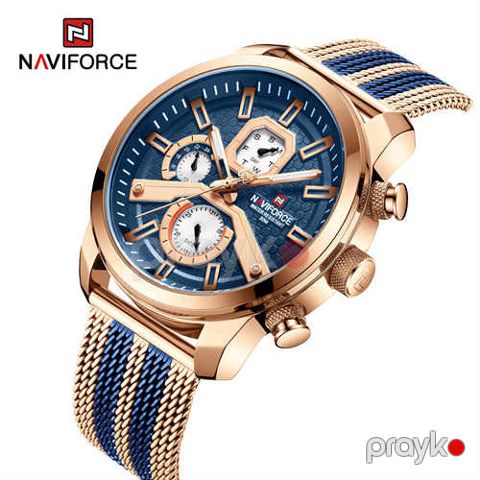 Qol saatı kişilər üçün Naviforce NF9211S Rosegold/Blue — Bakı