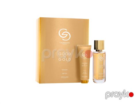 Oriflame Giordani Gold Good as Gold qadınlar üçün ətir dəsti (ətir suyu 50 ml + əl kremi 50 ml)