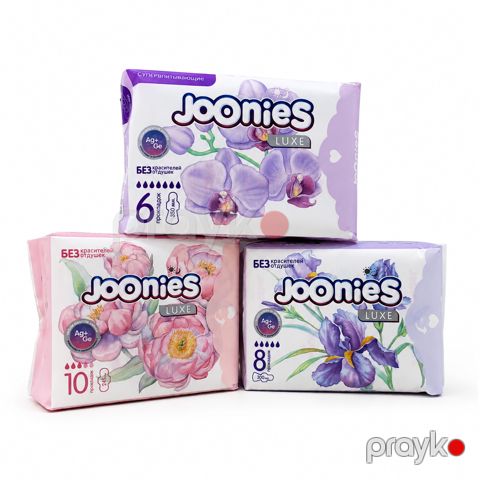 Gigiyenik bezləri dəsti Joonies Luxe, 3 paçka, 6/8/10 əd