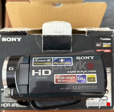 Sony Handycam HDR-XR550E videokamera - Full HD 1080 Avchd video — Digah