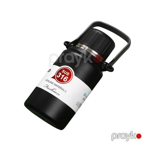 Termos OP-8614, paslanmayan polad, qara, 900 ml — Bakı