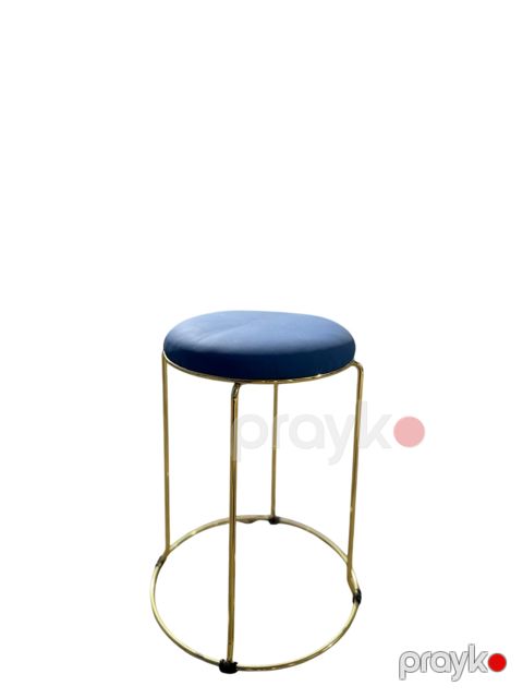 Dairəvi taburet 7110, göy, 30x45 sm — Bakı