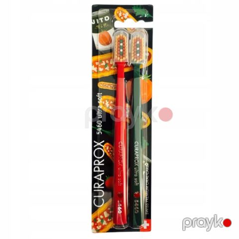 Diş fırçası Curaprox 5460 Duo Pizza Edition 2026, 2 əd — Bakı