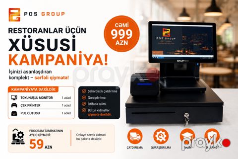 Restoran pos sistemi və restoran proqramı — Bakı