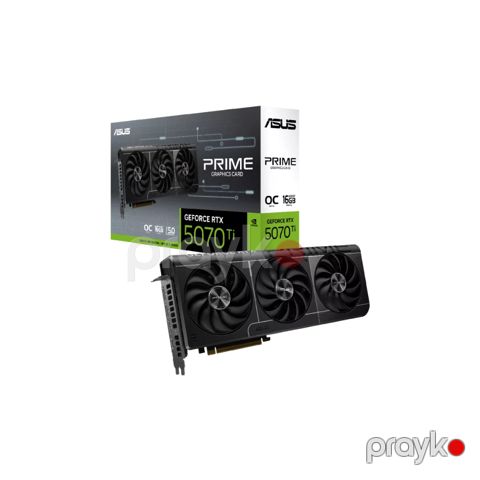 ASUS prıme RTX 5070Ti 16GB GDDR7 oc Edition (90YV0MF0-M0NA00)