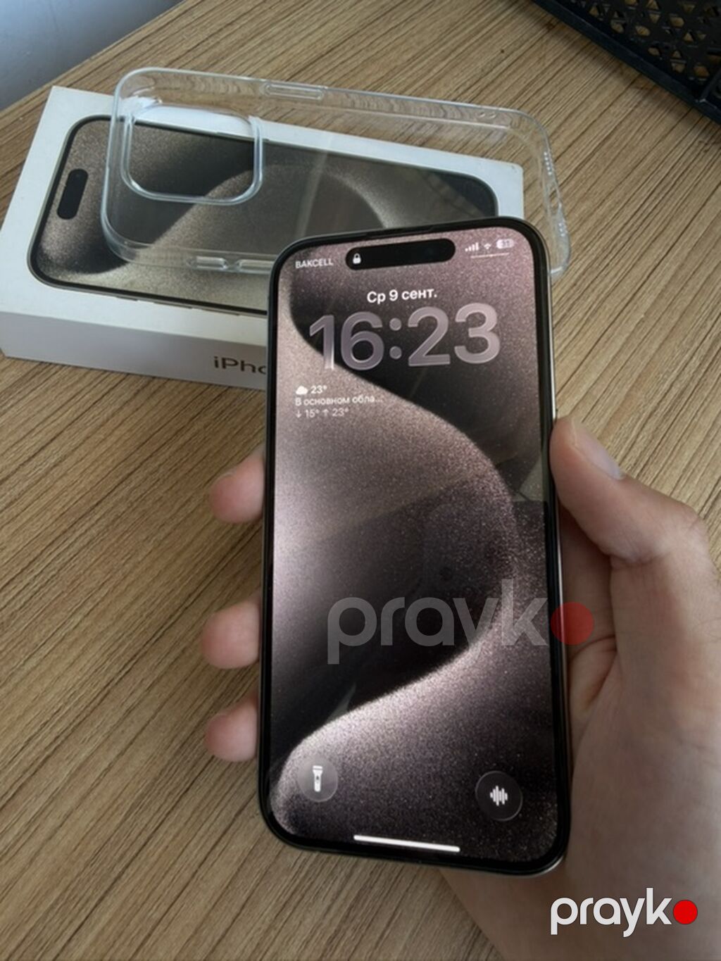 IPhone 15 Pro, 256 GB, Gümüşü, Face ID — Apple iPhone, Bakı (6)