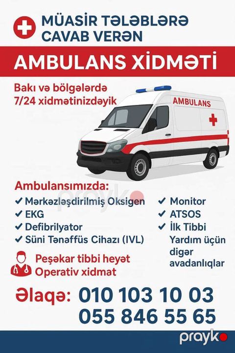 tibbi yardim Ambulans — Bakı