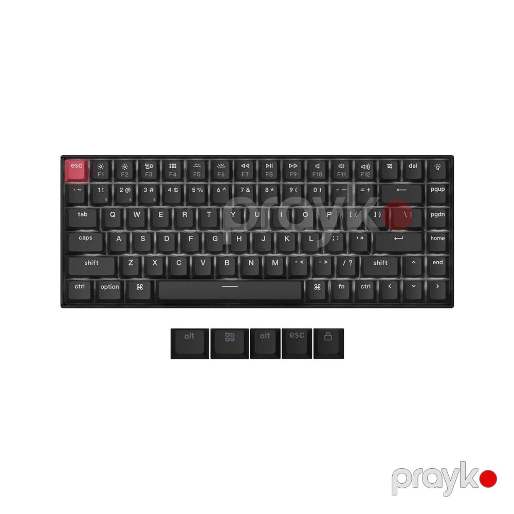 K2 (Version 3) White Backlight Red Switch(K2X-A1Z-AZ) — Klaviaturalar və siçanlar, Bakı (3)
