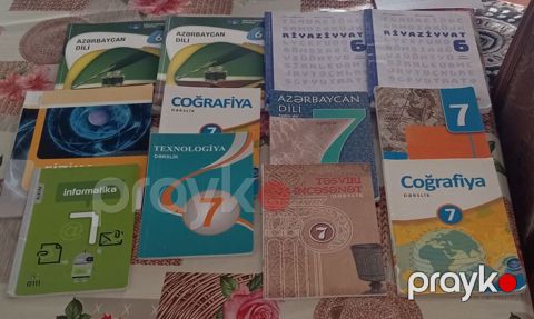 Məktəb dərslikləri toplusu satılır kitabın biri 1 manat Paketdə — Sumqayıt
