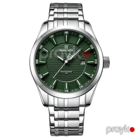 Qol saatı Naviforce NF8032 Silver/Green — Bakı