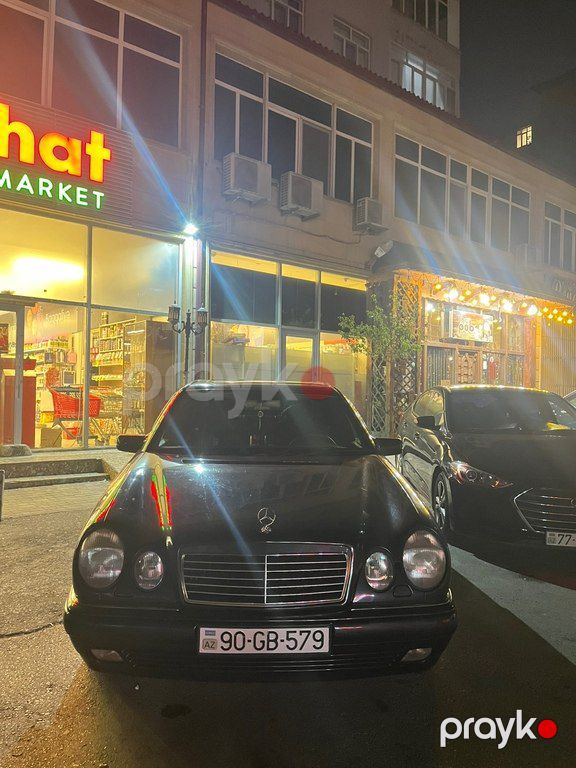 Mercedes E 320, 3.2 L, 1995 il, 378 000 km — Avtomobillər, Bakı (10)