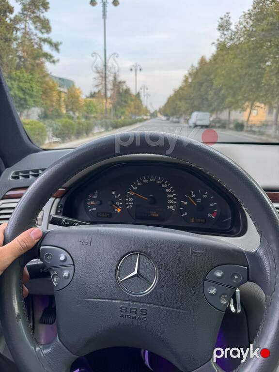 Mercedes E 220, 2.2 L, 2000 il, 655 349 km — Avtomobillər, İmişli (11)