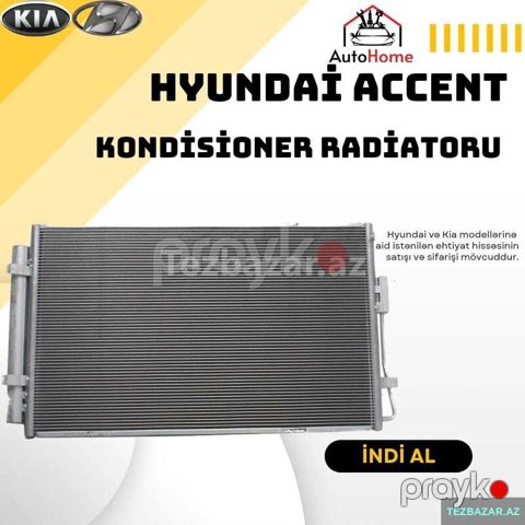 Hyundai Acent kondisioner Radiyatoru — Bakı
