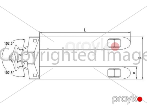 Yükdaşıyıcı hidravlik Noblelift ACL20, 540x2000 mm, 2000 kg — Təmir və inşaat, Bakı (2)