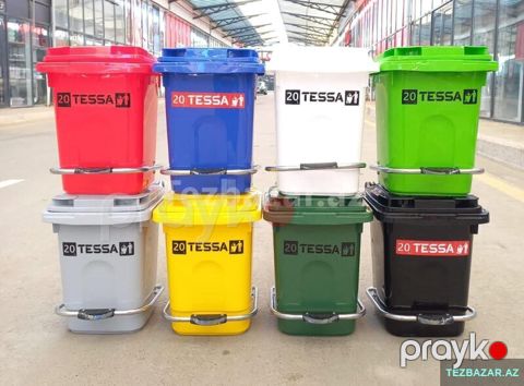 Zibil qabi 20 ltr pedalli — Bakı