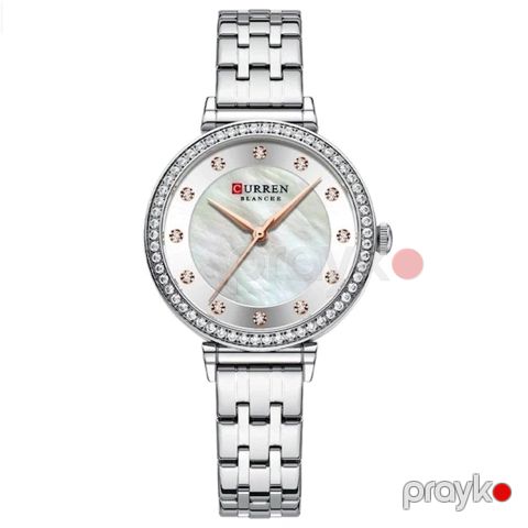 Qol saatı qadınlar üçün Curren C9087 Silver/White — Bakı