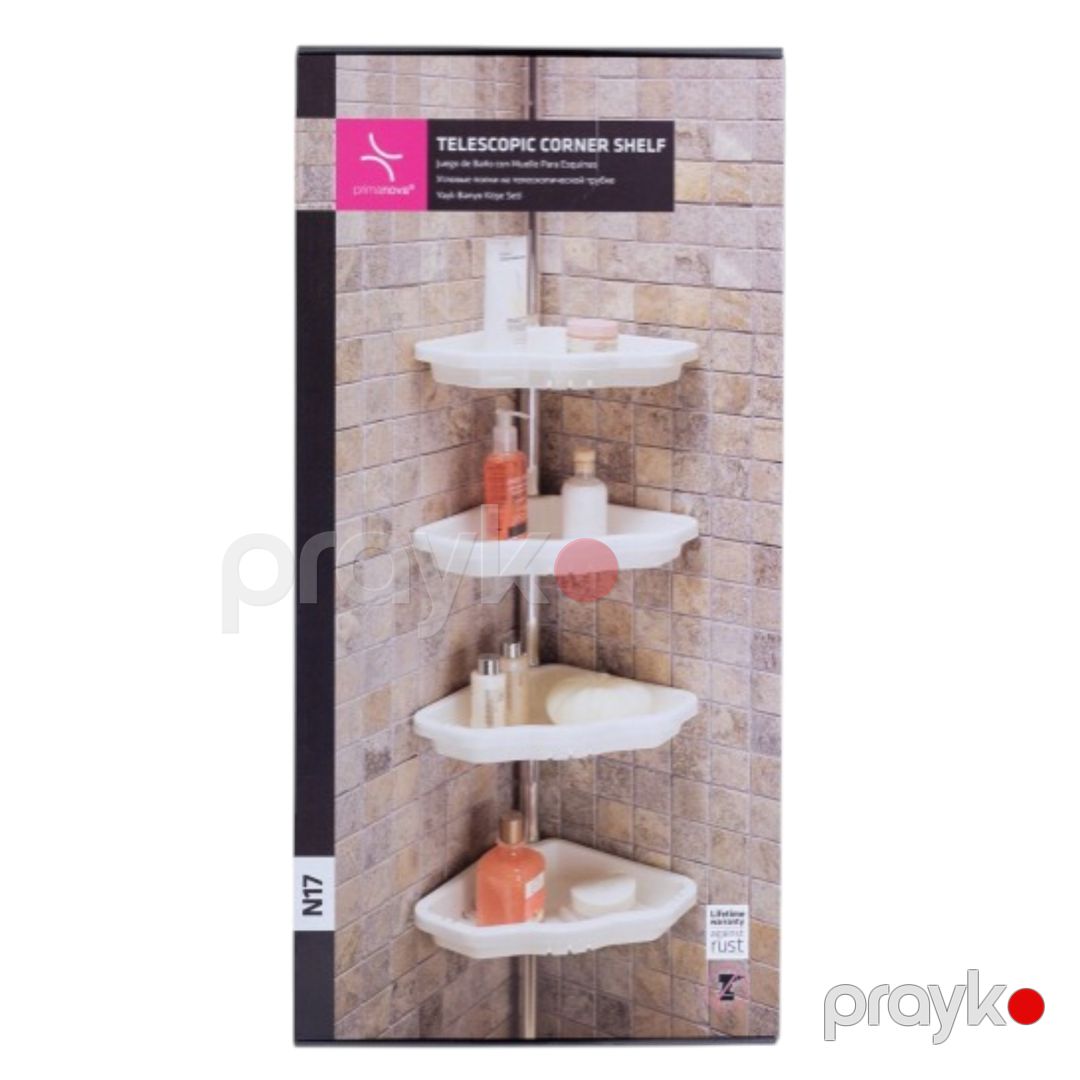Hamam otağı üçün rəf 97274767, plastik/alüminium, ağ, 135-260x24.5 sm — Mallar, Bakı (2)