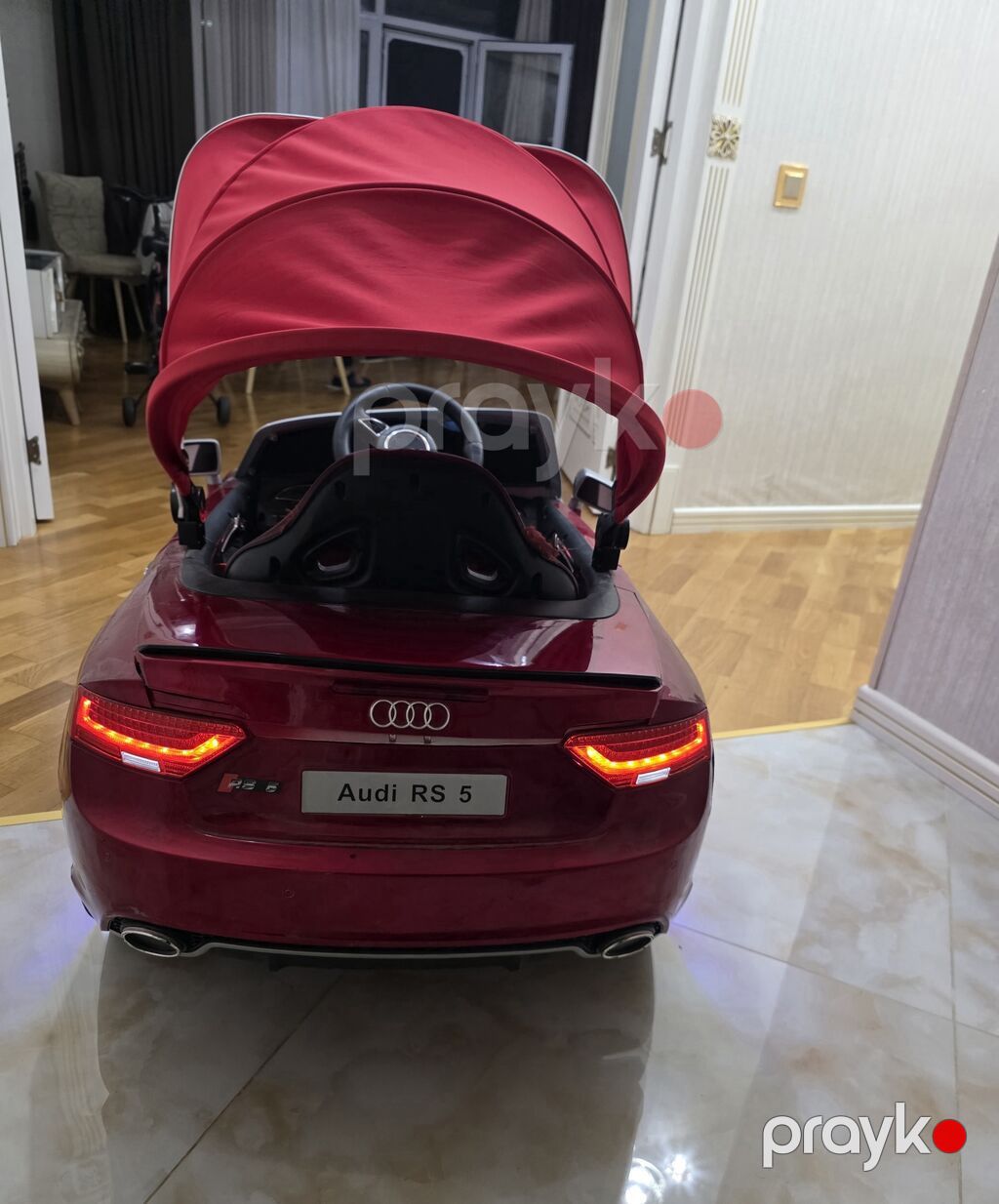 Uşaq üçün elektrikli minik maşını – Audi RS5 (licensiyalı dizayn) — Uşaq avtomobilləri, Bakı (7)